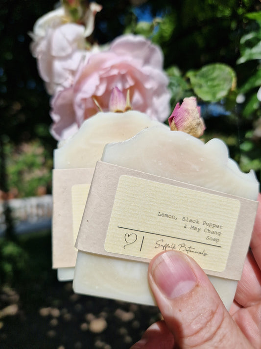 Lemon, Black Pepper & May Chang Hand-Made Soap